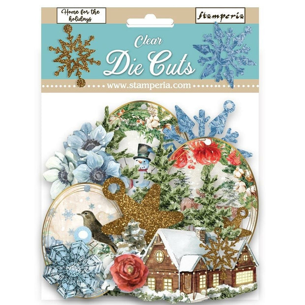 Stamperia - Romantic Home For The Holidays - Clear Die Cuts