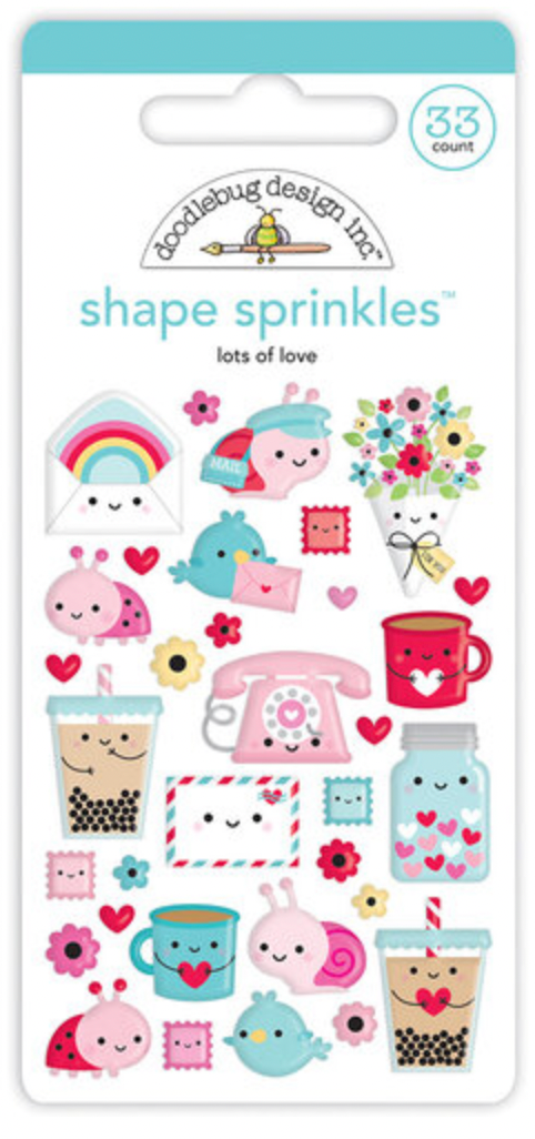 Doodlebug - Lots of Love - Shape Sprinkles