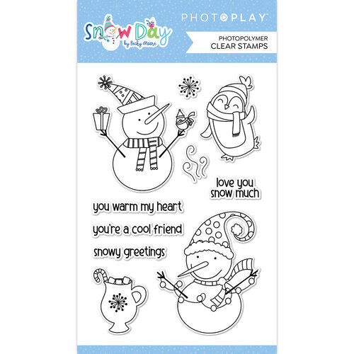 Photoplay - Snow Day - photopolymer Stamp