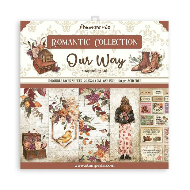 Stamperia - Our Way - 8x8 Small Paper Pad
