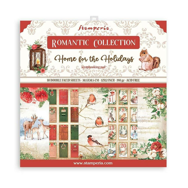 Stamperia - Romantic Home For The Holidays - 12x12 Paper Pad