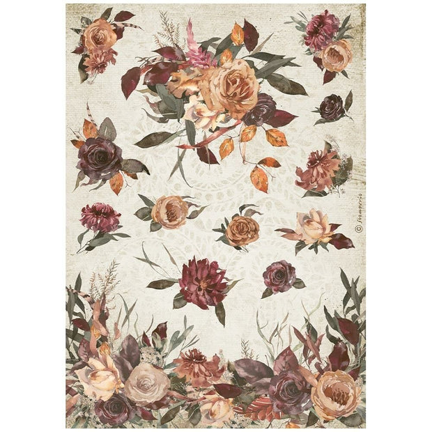 Stamperia - Our Way - Flowers A4 Rice Paper