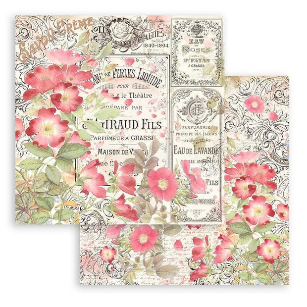 Stamperia - Rose Parfum - 12x12 Paper Pad