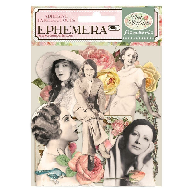 Stamperia - Rose Parfum - Frames And Ladies Ephemera