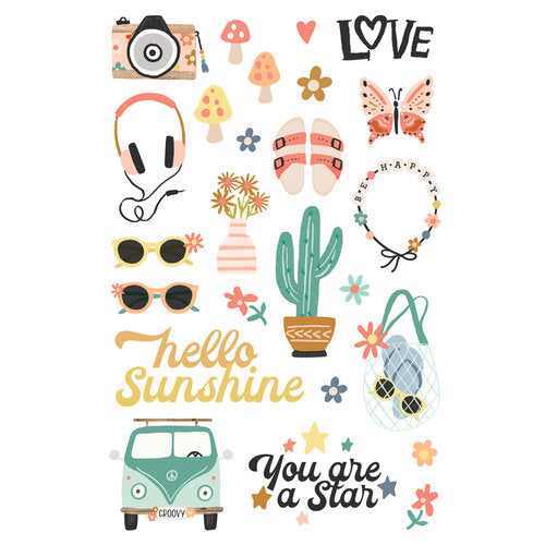 Simple Stories - Boho Sunshine - Sticker Book