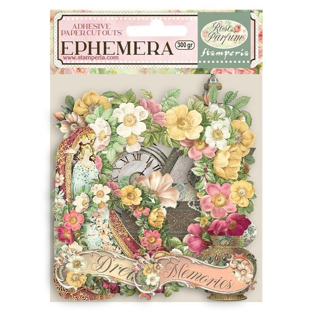 Stamperia - Rose Parfum - Flowers And Garlands Ephemera