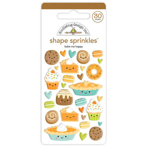 Doodlebug - Pumpkin Spice - Bake me Happy Shape Sprinkles-doodlebug designs-Doodlebug Design Studios
