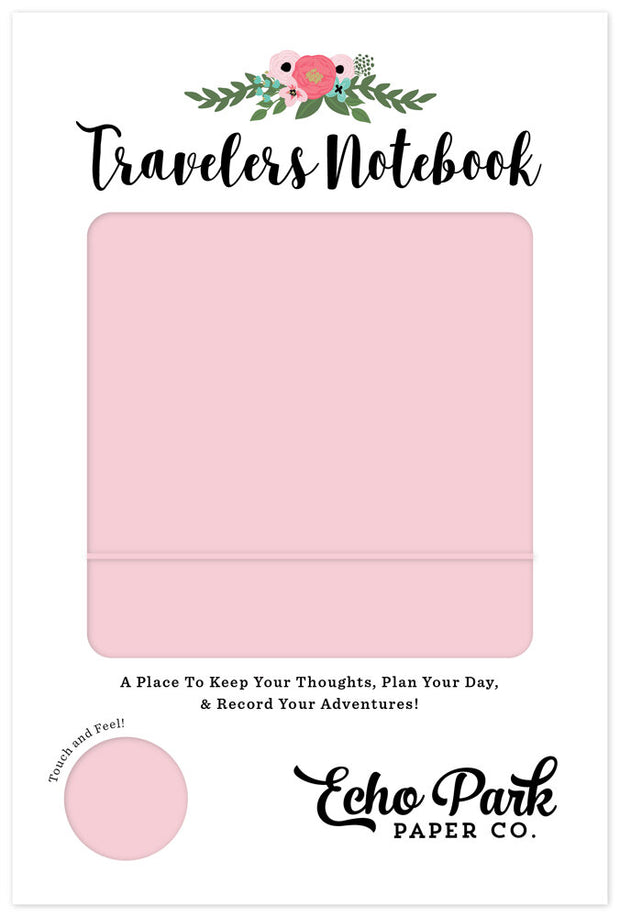 Echo Park Pink Travelers Notebook-Echo Park Paper-import_2021_06_22_224249,Journal,Journaling Cards,Planners,travelers notebook