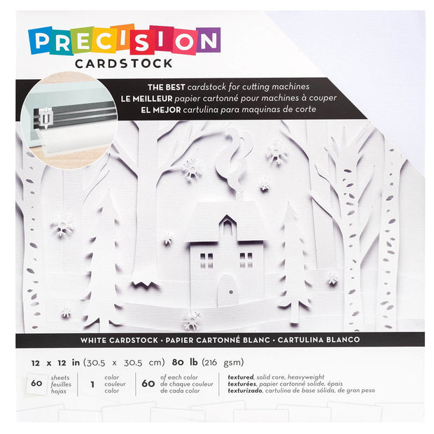AC Precision - Solidcore Textured 12x12 Cardstock-Precision-12x12,Coloured card,Textured Cardstock