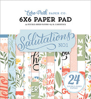 Echo Park Paper - Salutations No1 - 6x6 Paper Pad