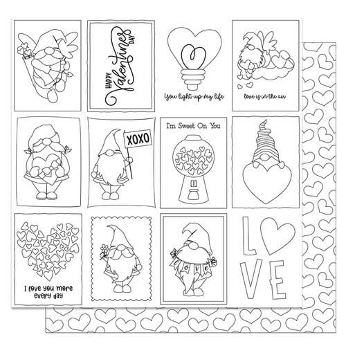 Photoplay - Tulla and Norbert's Love Story - 12x12 Single Colour Me Sheet
