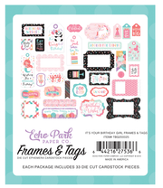Echo Park - It's Your Birthday - Frames and Tags Ephemera