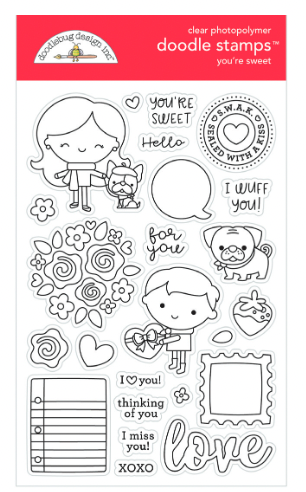 Doodlebug - Lots of Love - Your so Sweet Stamps