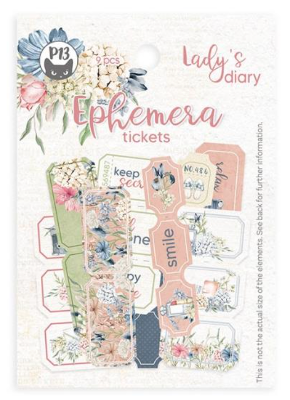 P13 - Lady's Diary - Ephemera Tickets