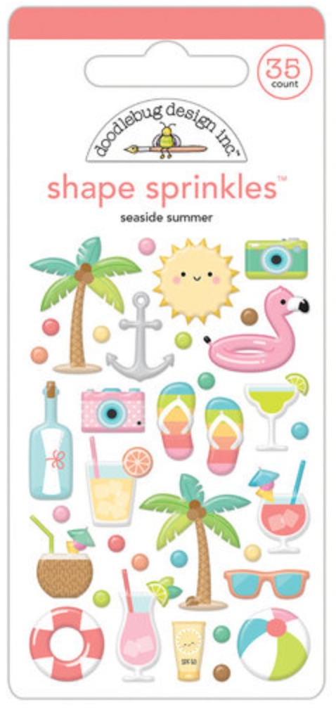 Doodlebug - Seaside Summer - Shape Sprinkles