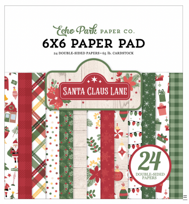 Echo Park Paper - Santa Claus Lane - 6x6 Paper Pad