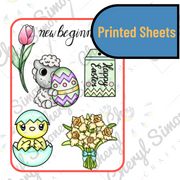 In All Things Stamps - Spring into Easter - Digital Printed Sheets