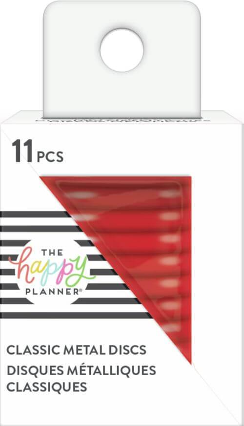 The Happy Planner - Red Medium Metal Discs-Me and My Big Ideas-Happy Planner,Planner Discs,Planners,Red