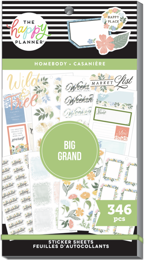The Happy Planner - Homebody - Big 30 Sheet Sticker Value Pack